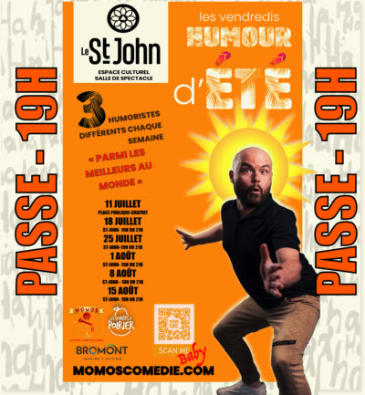 PASSE ESTIVALE - 5 VENDREDIS 19H - ST-JOHN BROMONT