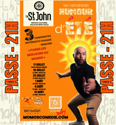 PASSE ESTIVALE - 5 VENDREDIS 21H - ST-JOHN BROMONT